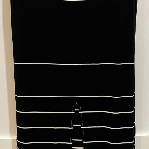 Dalia small women’s Black and White Striped Pencil Skirt - Picture 3 of 16